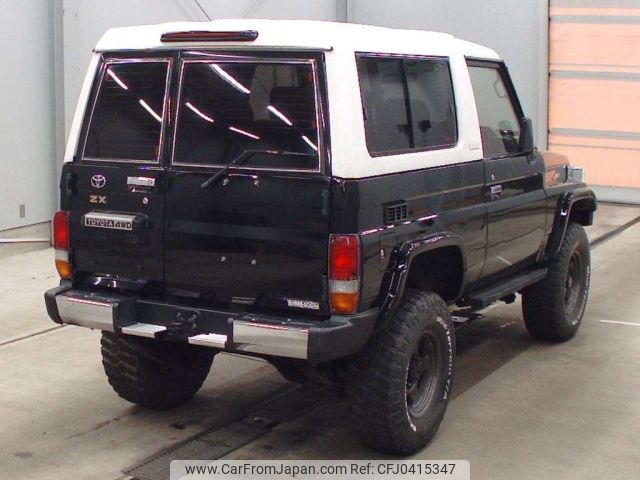 toyota land-cruiser 1996 -TOYOTA--Land Cruiser HZJ73HVｶｲ-0006096---TOYOTA--Land Cruiser HZJ73HVｶｲ-0006096- image 2