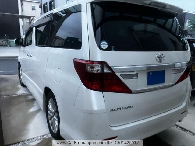 toyota alphard 2012 -TOYOTA--Alphard DBA-ANH20W--ANH20-8252397---TOYOTA--Alphard DBA-ANH20W--ANH20-8252397- image 2