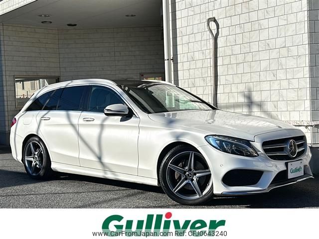 mercedes-benz c-class-station-wagon 2018 -MERCEDES-BENZ--Benz C Class Wagon DBA-205240C--WDD2052402F664252---MERCEDES-BENZ--Benz C Class Wagon DBA-205240C--WDD2052402F664252- image 1