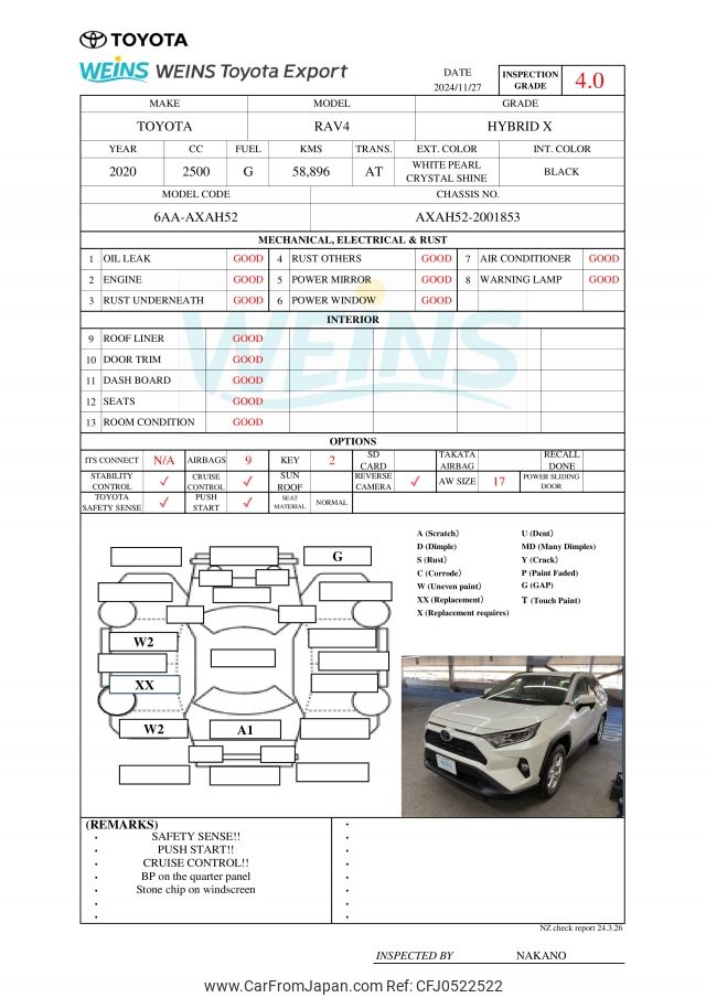 toyota rav4 2020 AXAH52-2001853 image 2