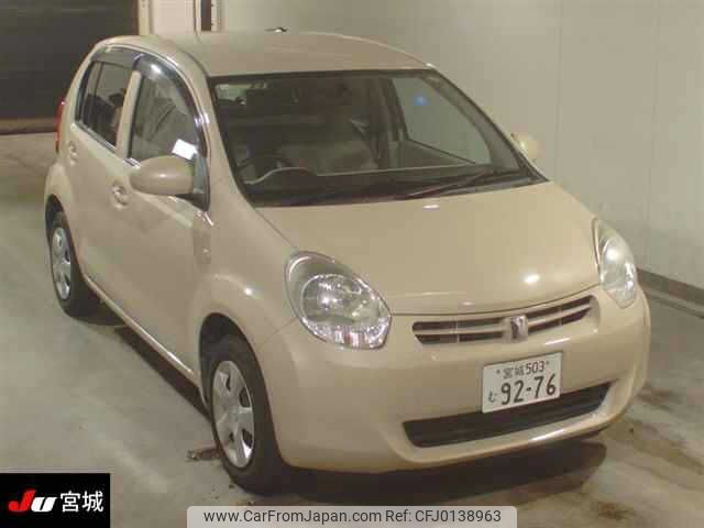 toyota passo 2010 -TOYOTA 【宮城 503ﾑ9276】--Passo NGC30--0010544---TOYOTA 【宮城 503ﾑ9276】--Passo NGC30--0010544- image 1