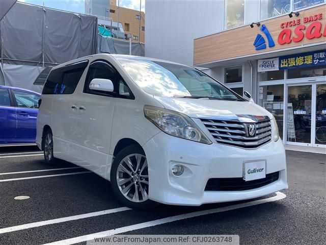 toyota alphard 2010 -TOYOTA--Alphard DBA-ANH20W--ANH20-8134381---TOYOTA--Alphard DBA-ANH20W--ANH20-8134381- image 1