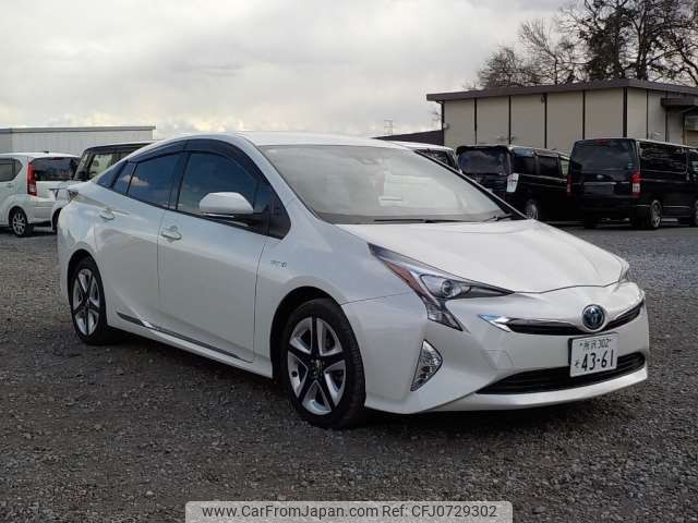 toyota prius 2017 -TOYOTA 【野田 500】--Prius DAA-ZVW50--ZVW50-8062495---TOYOTA 【野田 500】--Prius DAA-ZVW50--ZVW50-8062495- image 1