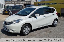 nissan note 2014 -NISSAN--Note DBA-E12--E12-251399---NISSAN--Note DBA-E12--E12-251399-