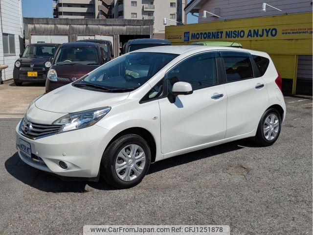 nissan note 2014 -NISSAN--Note DBA-E12--E12-251399---NISSAN--Note DBA-E12--E12-251399- image 1
