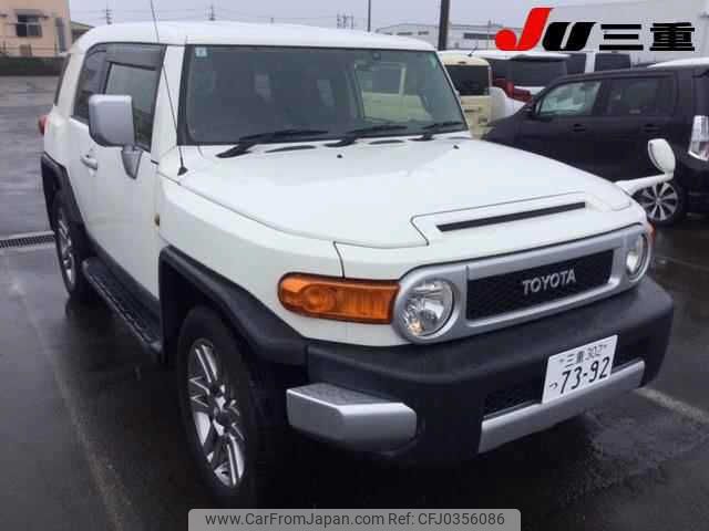 toyota fj-cruiser 2013 -TOYOTA 【三重 302ﾂ7392】--FJ Curiser GSJ15W-0124196---TOYOTA 【三重 302ﾂ7392】--FJ Curiser GSJ15W-0124196- image 1