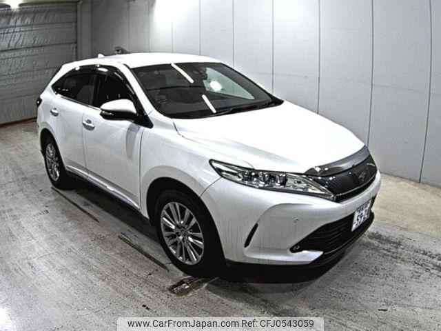 toyota harrier 2019 -TOYOTA 【愛媛 300ら5924】--Harrier ZSU60W-0169551---TOYOTA 【愛媛 300ら5924】--Harrier ZSU60W-0169551- image 1