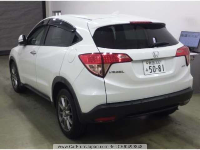 honda vezel 2014 -HONDA--VEZEL DBA-RU2--RU2-1001400---HONDA--VEZEL DBA-RU2--RU2-1001400- image 2