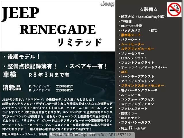 jeep renegade 2021 CFJ1657212 image 2