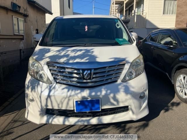 toyota alphard 2011 -TOYOTA--Alphard DBA-ANH25W--ANH25-8031307---TOYOTA--Alphard DBA-ANH25W--ANH25-8031307- image 1