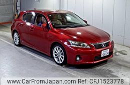 lexus ct 2012 CFJ1523778