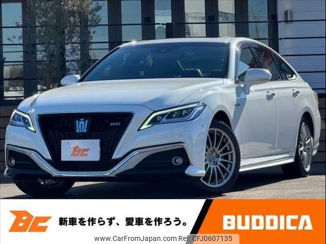 toyota crown-hybrid 2019 -TOYOTA--ｸﾗｳﾝ ｾﾀﾞﾝ ﾊｲﾌﾞﾘｯﾄﾞ 4WD 6AA-AZSH21--AZSH21-1007389---TOYOTA--ｸﾗｳﾝ ｾﾀﾞﾝ ﾊｲﾌﾞﾘｯﾄﾞ 4WD 6AA-AZSH21--AZSH21-1007389- image 1