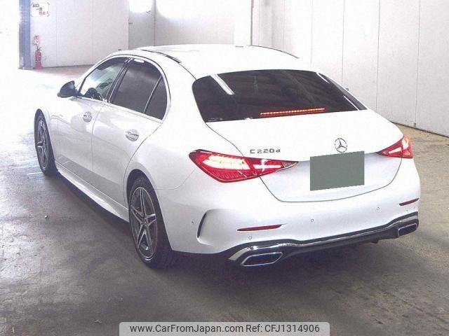 mercedes-benz c-class 2022 quick_quick_3CA-206004C_W1K2060042R051285 image 2