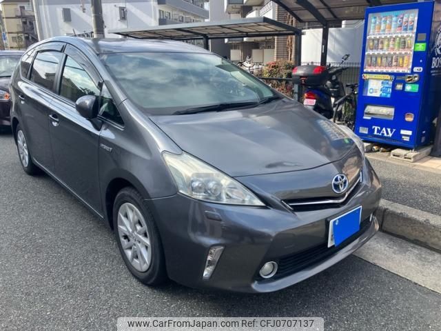 toyota prius-α 2012 -TOYOTA--Prius α DAA-ZVW40W--ZVW40-3010498---TOYOTA--Prius α DAA-ZVW40W--ZVW40-3010498- image 1