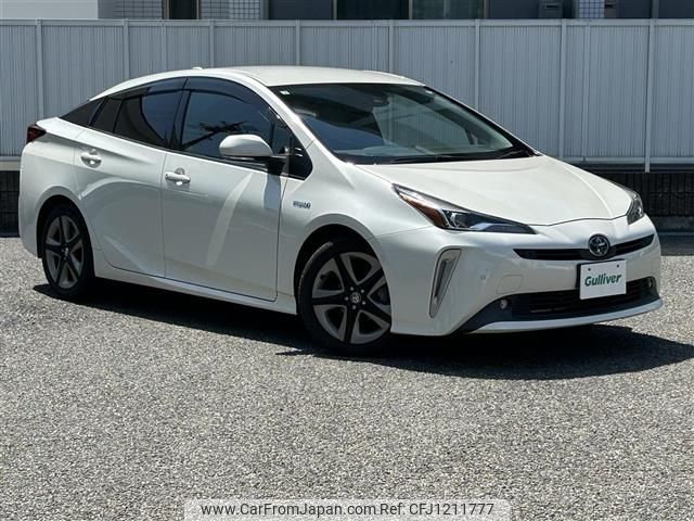 toyota prius 2019 -TOYOTA--Prius DAA-ZVW51--ZVW51-8055282---TOYOTA--Prius DAA-ZVW51--ZVW51-8055282- image 1