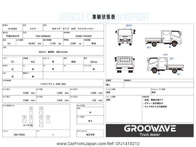 isuzu elf-truck 2013 GOO_NET_EXCHANGE_0541786A30250709W007 image 2