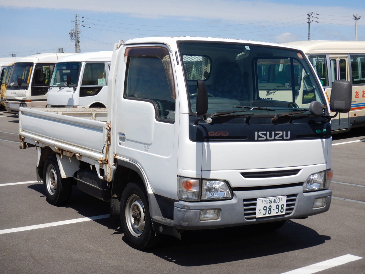 2000 Isuzu Elf Truck KG-ASP6F23 4WD - Car Price $3,295