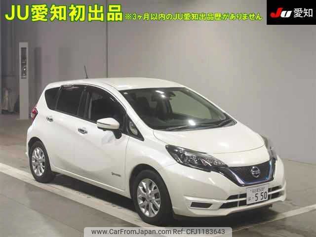 nissan note 2017 -NISSAN 【名古屋 508ﾊ550】--Note HE12-042560---NISSAN 【名古屋 508ﾊ550】--Note HE12-042560- image 1