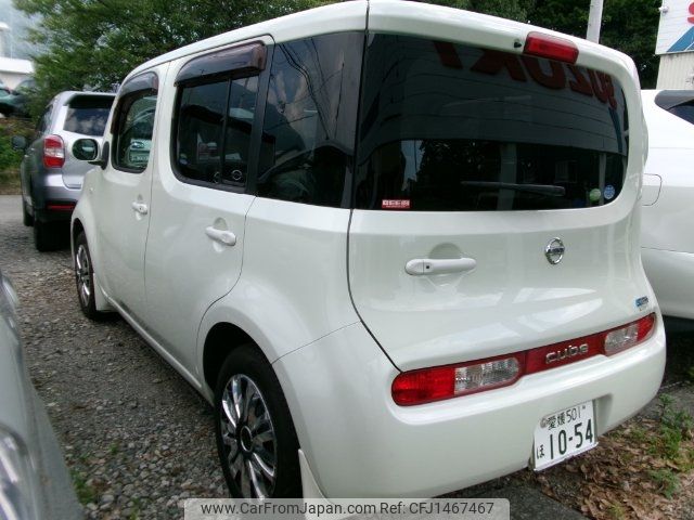 nissan cube 2011 -NISSAN 【愛媛 501ﾎ1054】--Cube Z12--154409---NISSAN 【愛媛 501ﾎ1054】--Cube Z12--154409- image 2