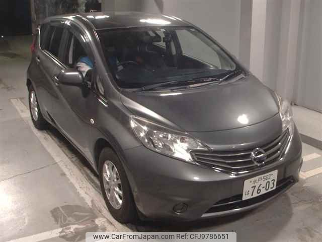nissan note 2013 -NISSAN 【水戸 502ﾊ7603】--Note E12--090933---NISSAN 【水戸 502ﾊ7603】--Note E12--090933- image 1