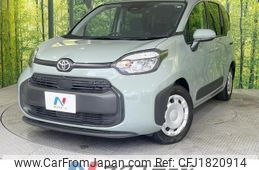 toyota sienta 2022 CFJ1820914
