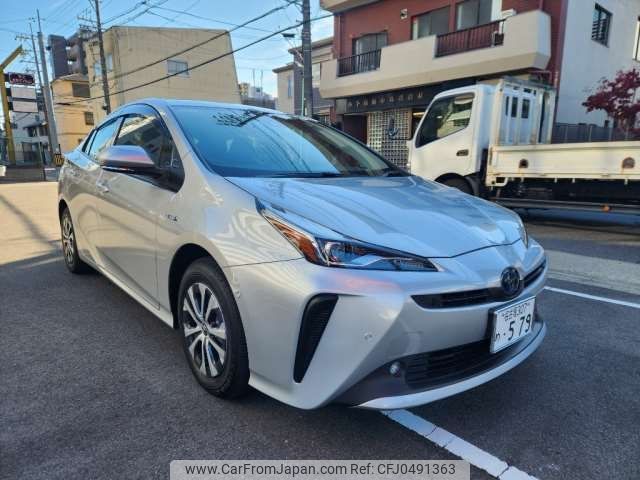 toyota prius 2019 -TOYOTA 【名古屋 307ﾒ 579】--Prius DAA-ZVW51--ZVW51-6095599---TOYOTA 【名古屋 307ﾒ 579】--Prius DAA-ZVW51--ZVW51-6095599- image 1