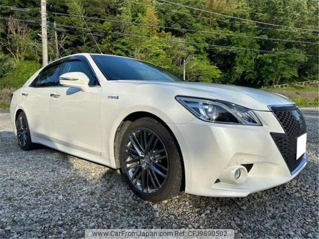 toyota crown 2014 -TOYOTA 【袖ヶ浦 327】--Crown AWS210--AWS210-6058669---TOYOTA 【袖ヶ浦 327】--Crown AWS210--AWS210-6058669- image 1