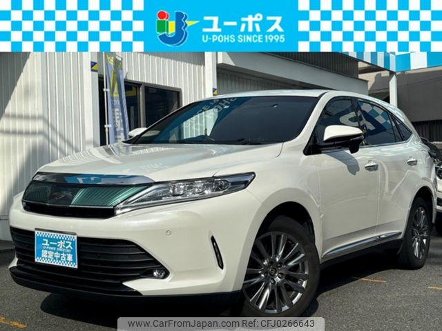 toyota harrier 2018 CARSENSOR_JP_AU5974685503 image 1