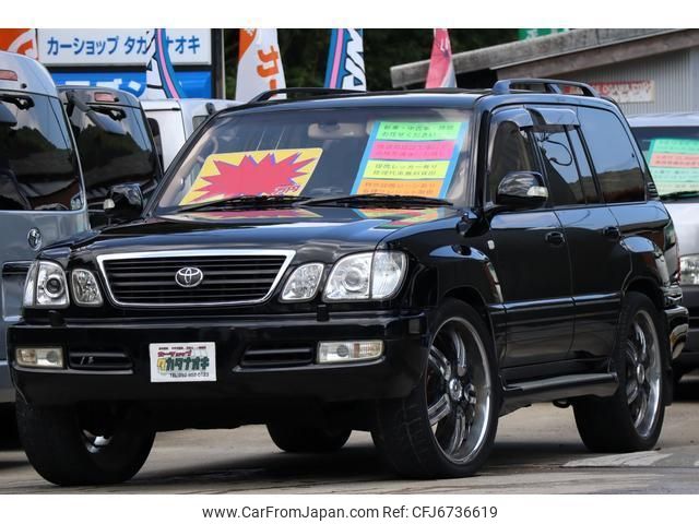 ゆんた　ブラックL 2001 Toyota Land Cruiser 100 GF-UZJ100W 4WD - Car Price $15,153