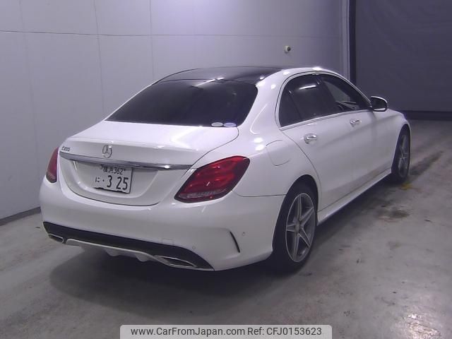 mercedes-benz c-class 2016 quick_quick_RBA-205042_WDD2050422R176173 image 2