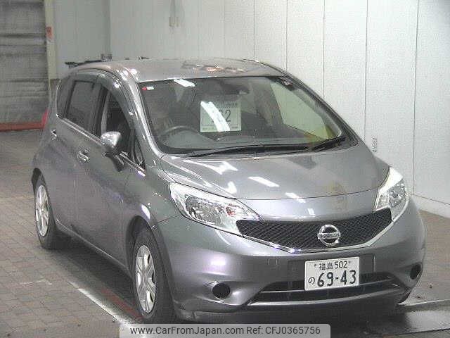 nissan note 2016 -NISSAN 【福島 502ﾉ6943】--Note E12--488001---NISSAN 【福島 502ﾉ6943】--Note E12--488001- image 1