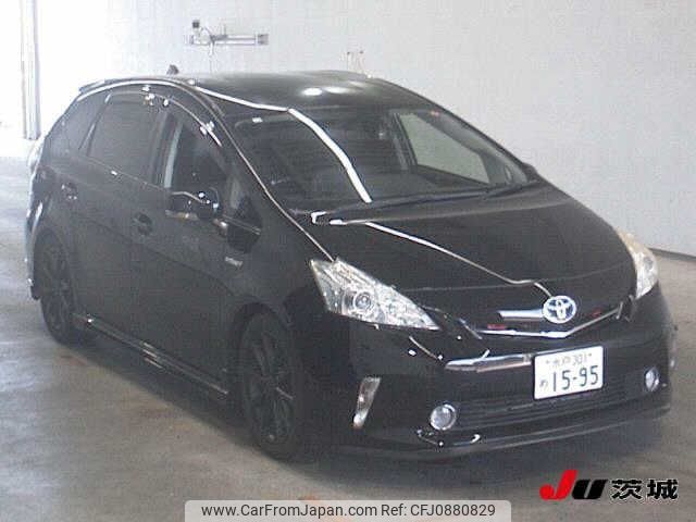 toyota prius-α 2012 -TOYOTA 【水戸 301ﾒ1595】--Prius α ZVW41W--3155609---TOYOTA 【水戸 301ﾒ1595】--Prius α ZVW41W--3155609- image 1