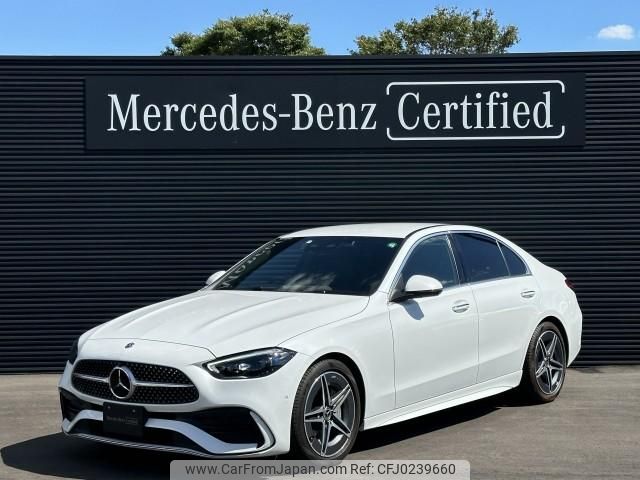 mercedes-benz c-class 2022 quick_quick_3CA-206004C_W1K2060042F013999 image 1