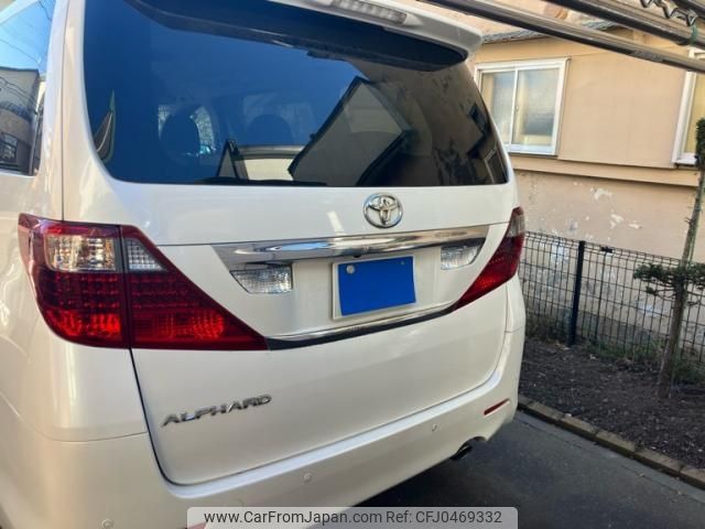 toyota alphard 2011 -TOYOTA--Alphard DBA-ANH25W--ANH25-8031307---TOYOTA--Alphard DBA-ANH25W--ANH25-8031307- image 2