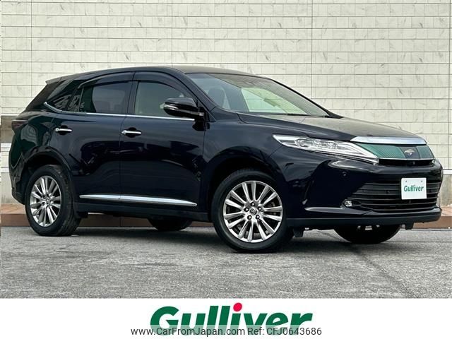 toyota harrier 2017 -TOYOTA--Harrier DBA-ZSU60W--ZSU60-0129100---TOYOTA--Harrier DBA-ZSU60W--ZSU60-0129100- image 1