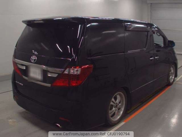 toyota alphard 2013 -TOYOTA--Alphard DBA-ANH20W--ANH20-8304568---TOYOTA--Alphard DBA-ANH20W--ANH20-8304568- image 2