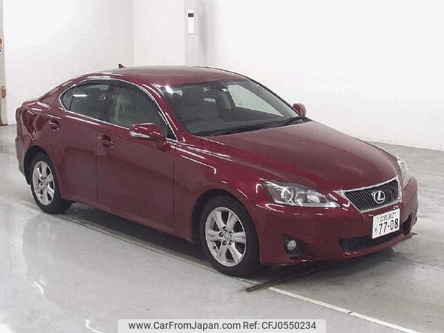 lexus is 2011 -LEXUS 【広島 302ﾁ7708】--Lexus IS GSE20--5164100---LEXUS 【広島 302ﾁ7708】--Lexus IS GSE20--5164100- image 1