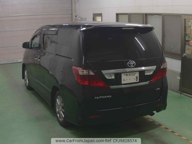 toyota alphard 2009 -TOYOTA 【新潟 332ﾗ8】--Alphard GGH25W--8010603---TOYOTA 【新潟 332ﾗ8】--Alphard GGH25W--8010603- image 2