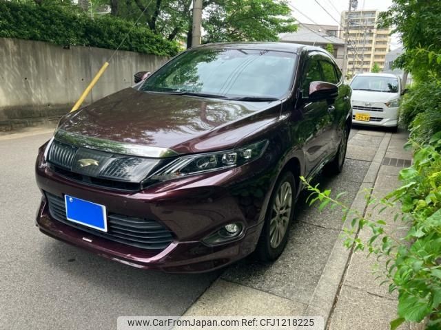 toyota harrier 2015 -TOYOTA--Harrier DBA-ZSU60W--ZSU60-0038405---TOYOTA--Harrier DBA-ZSU60W--ZSU60-0038405- image 1