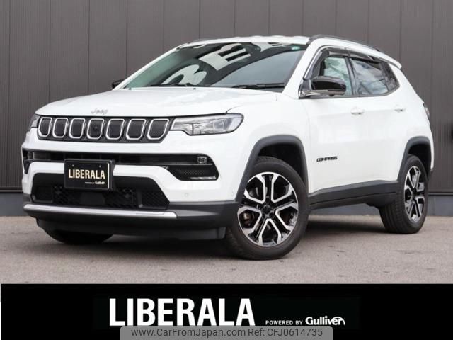 jeep compass 2021 -CHRYSLER--Jeep Compass 3BA-M624--MCANJRCB9MFA75480---CHRYSLER--Jeep Compass 3BA-M624--MCANJRCB9MFA75480- image 1