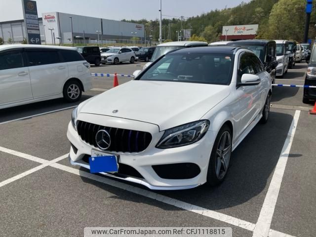 mercedes-benz c-class-station-wagon 2018 -MERCEDES-BENZ--Benz C Class Wagon DBA-205240C--WDD2052402F675596---MERCEDES-BENZ--Benz C Class Wagon DBA-205240C--WDD2052402F675596- image 1