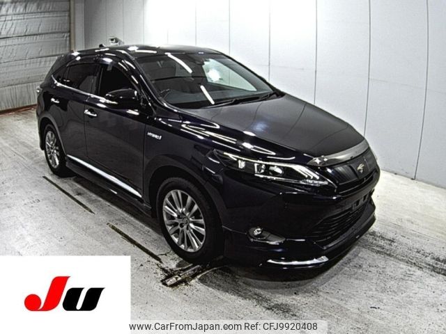 toyota harrier 2014 -TOYOTA--Harrier AVU65W-0019172---TOYOTA--Harrier AVU65W-0019172- image 1