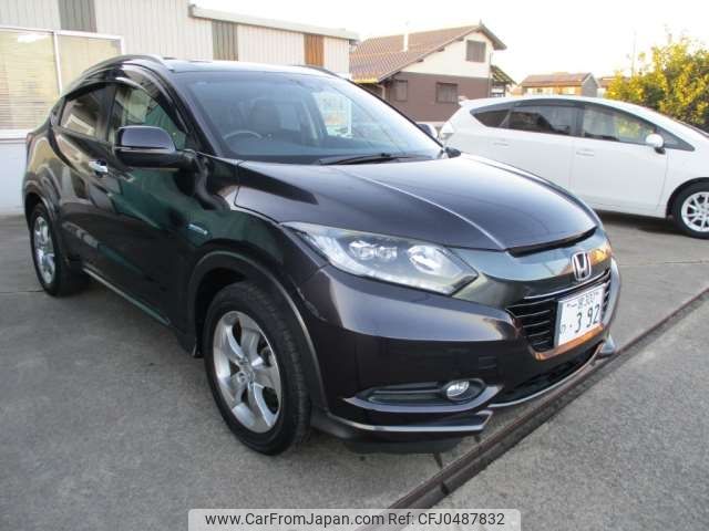 honda vezel 2014 -HONDA 【一宮 300ﾉ 392】--VEZEL DAA-RU4--RU4-1013617---HONDA 【一宮 300ﾉ 392】--VEZEL DAA-RU4--RU4-1013617- image 1