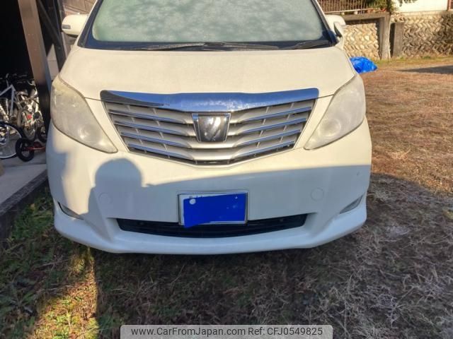 toyota alphard 2010 -TOYOTA--Alphard DBA-ANH25W--ANH25-8016590---TOYOTA--Alphard DBA-ANH25W--ANH25-8016590- image 1