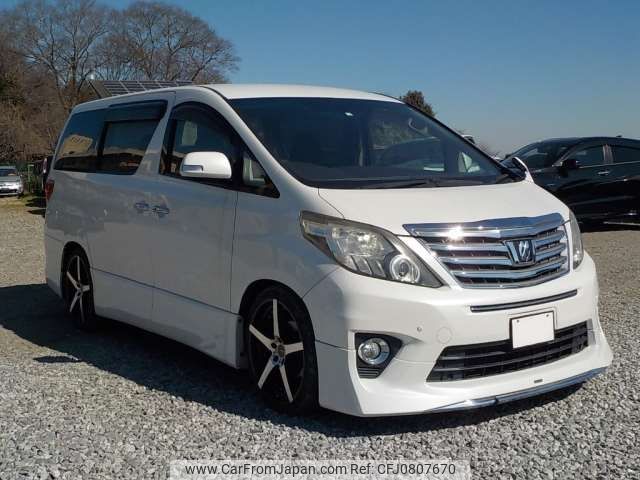 toyota alphard 2012 -TOYOTA--Alphard DBA-ANH20W--ANH20-8198068---TOYOTA--Alphard DBA-ANH20W--ANH20-8198068- image 1