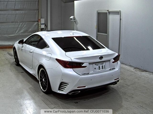 lexus rc 2015 -LEXUS 【山口 330ゆ】--Lexus RC AVC10-6000692---LEXUS 【山口 330ゆ】--Lexus RC AVC10-6000692- image 2