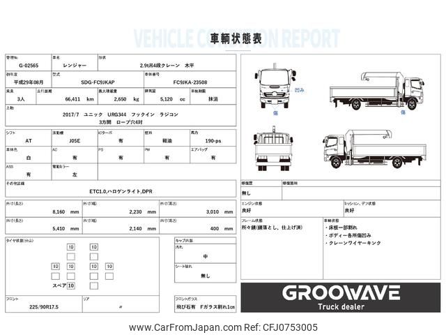 hino ranger 2017 GOO_NET_EXCHANGE_0541786A30250110W007 image 2