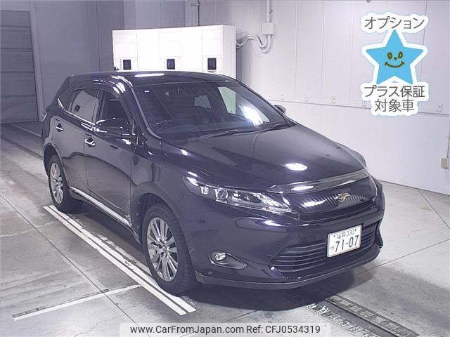 toyota harrier 2015 -TOYOTA 【福井 330ﾂ7107】--Harrier ZSU65W--0010782---TOYOTA 【福井 330ﾂ7107】--Harrier ZSU65W--0010782- image 1