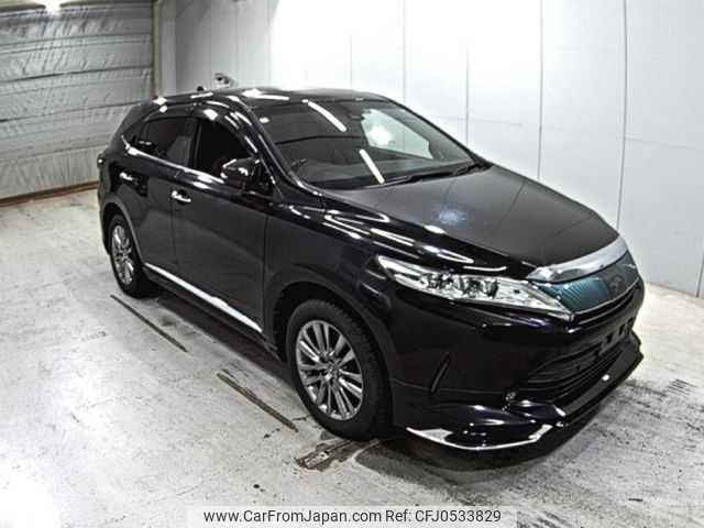 toyota harrier 2017 -TOYOTA--Harrier ZSU60W-0124662---TOYOTA--Harrier ZSU60W-0124662- image 1