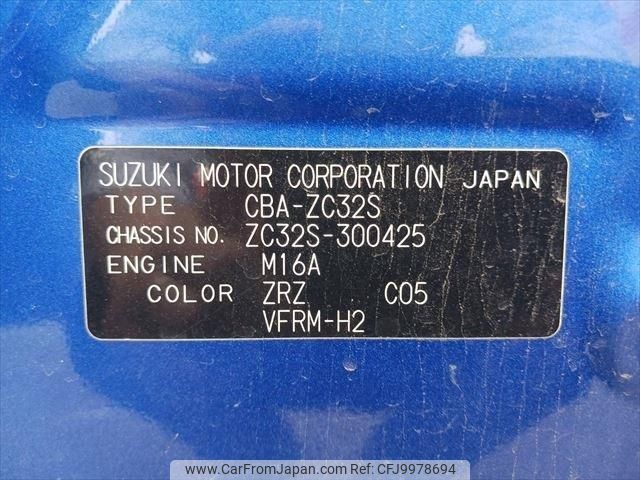 suzuki swift 2013 -SUZUKI--Swift CBA-ZC32S--ZC32S-300425---SUZUKI--Swift CBA-ZC32S--ZC32S-300425- image 2